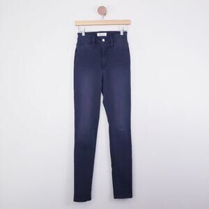 Madewell Curvy Roadtripper High Waisted Denim Skinny Black Jean